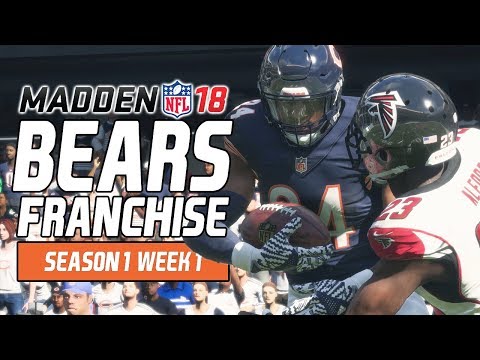 Madden NFL 18 - Bears Franchise Ep. 3 - Week 1 vs. Falcons [Season 1]