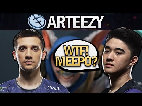 EG.ARTEEZY LEARNING MEEPO FROM ABED - DOTA 2 7.23 GAMEPLAY