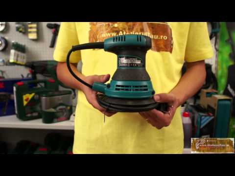 Makita Ekscentrinis šlifuoklis BO5030 125 mm video