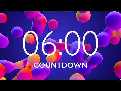6 Minute Timer with Relaxing Music and Alarm 🎵⏰