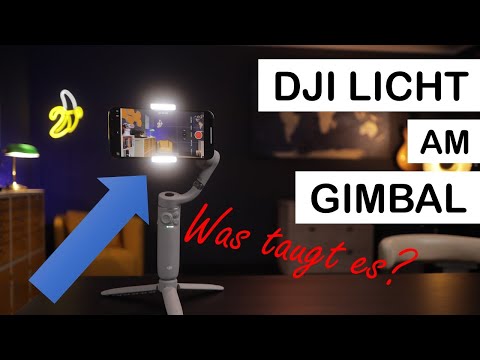 Test der DJI OM Handyklemme mit Zusatzlicht - das taugt die Gimbal-Lampe