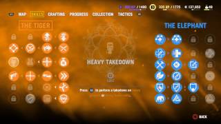 Far Cry 4 - Skills: Drag Takedown & Bullet Sponge (Armor Takes More Damage) Skills Unlocked (Info)