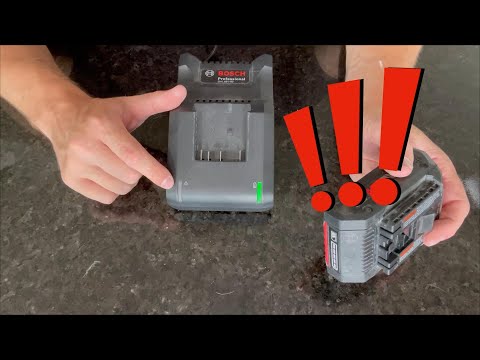 See How Fast This Bosch 18V Charger Recharges a Depleted Battery