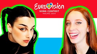 LET'S REACT TO LUXEMBOURG'S REVAMP FOR EUROVISION 2024 // TALI FIGHTER