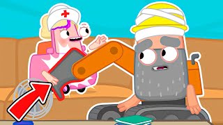 O que aconteceu com o Vovô Concha da Família Wheelzy? Desenho animado infantil de carros