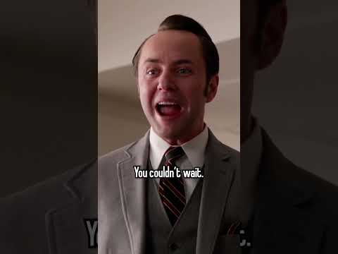 Pete falls down stairs after Don fires Jaguar | Mad Men S06E06 | #madmen  #dondraper  #amc