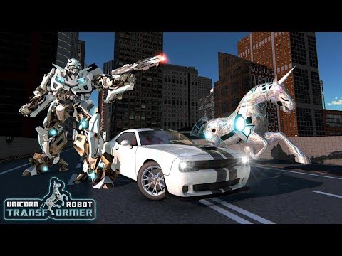 Robot Unicorn Muscle Car Robot Transforming Game Android Gameplay