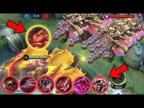 bane vs 10 lords and 100 minions (red item build)