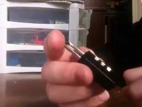 How to hack a 3 digit combination lock