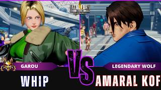 FF:CotW 🐺 WHIP (Blue Mary) vs AMARAL KOF (Kim Kaphwan)⭐Replay Match - FATAL FURY: CotW - 10/26