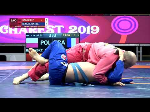 BRONZE Men's GP Gi - 92 kg: P. BAGINSKI (POL) v. M. BENGHOUNE (FRA)