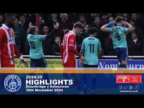 HIGHLIGHTS | Stourbridge v Halesowen [30.11.24]