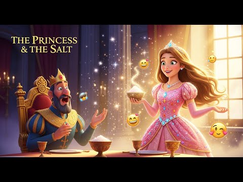 The Princess and Salt - Classic Fairy Tale | Bedtime Story ( Day 17 of 30) English Stories for Kids
