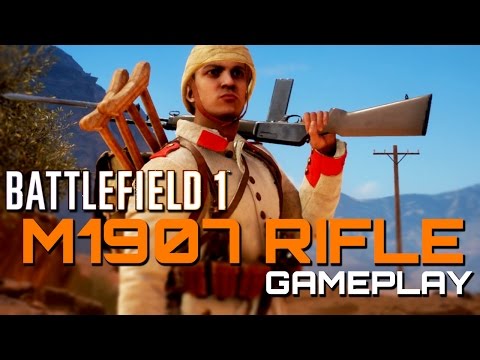 Battlefield 1 Beta: 19-2 M1907 SL Automatic Rifle Multiplayer Gameplay Live on PS4