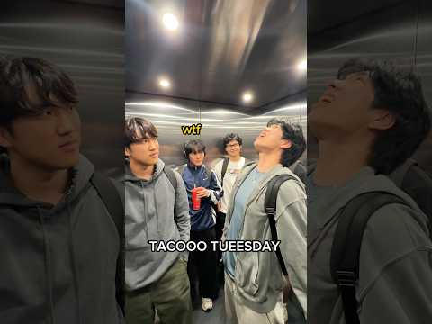taco tuesday in an elevator #short