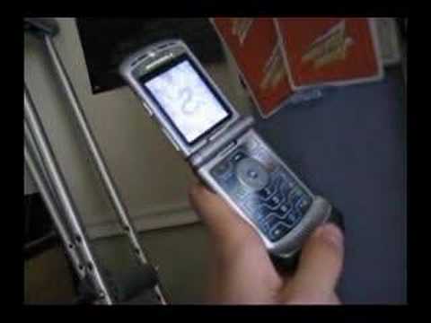 Motorola RAZR with Club Lights