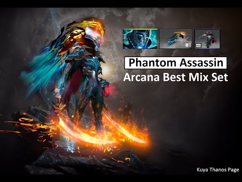 Phantom Assassin Arcana Rare and Best MixSet with Gameplay