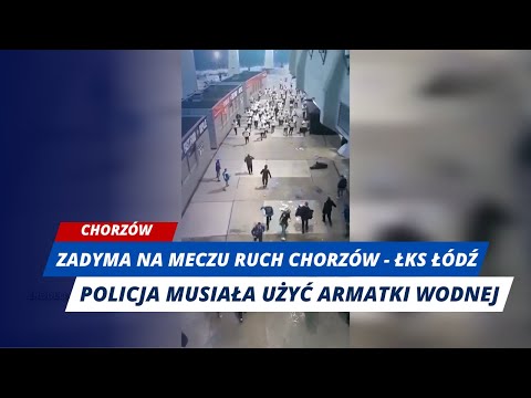 Zamieszki podczas meczu na Stadionie Śląskim. Zadyma kibiców Ruchu Chorzów i ŁKS Łódź [WIDEO]