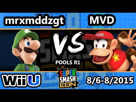 SSC - mrxmddzgt (Luigi, ZSS) Vs PG | MVD (Diddy) SSB4 Pools - Smash Wii U - Smash 4