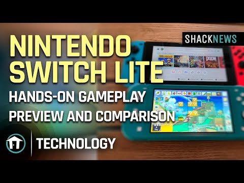 Nintendo Switch Lite Hands-on Gameplay Preview and Comparison