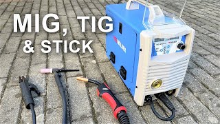 Multi Welder (MIG, TIG, MMA) YESWELDER MIG-205DS | Unboxing and Test