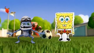 Spongebob sings we are the champions with Crazy Fr