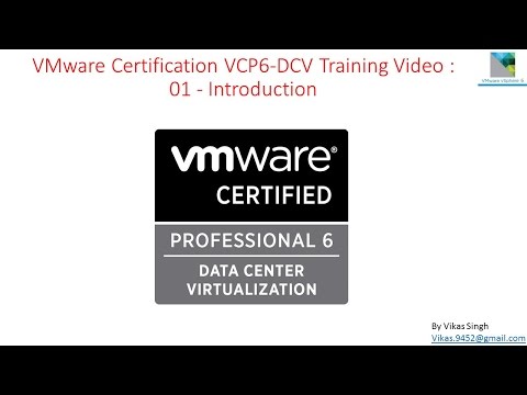 VMware Certification VCP6 (DCV) Training - 01 Introduction VMWare vSphere 6.0