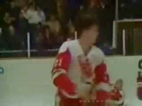 Dumb Hockey Brawl Between Russia And Canada ( sports violation)