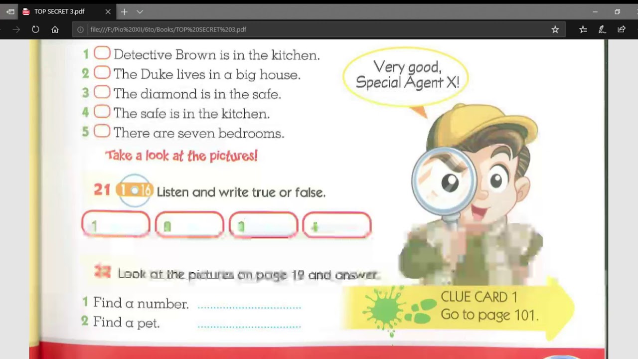 Activities: page 13 (Top Secret 3)