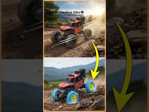 Remote Control Car With Mist Smoke Rock Crawler Climbing RC Car Eraser Tyre (E-Racer) Modification