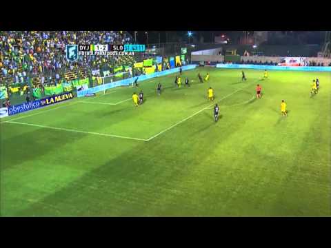 El Halcón estuvo cerca. Defensa 1 - San Lorenzo 2. Fecha 2. Primera División 2015. FPT.