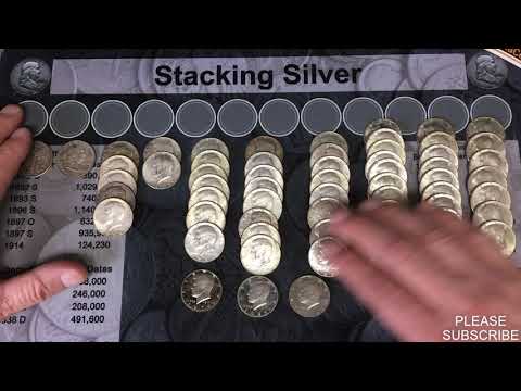 EPIC SILVER SCORE!!!!! WOW UNREAL AMOUNT OF SILVER FOUND!!! HALF DOLLAR COIN ROLL HUNTING!!! #49