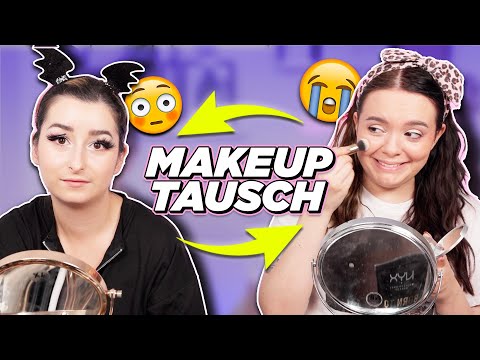 MAKEUP TAUSCH! ? Beste Freundinnen tauschen Makeup Routinen! ?