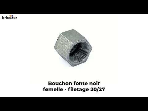 Bouchon fonte femelle à visser noir - référence 300 CODITAL