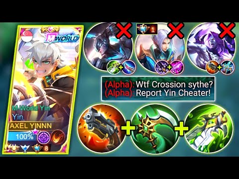 YIN VS TOP GLOBAL LING & ALPHA | YIN SIDELANE BEST BUILD AND EMBLEM | MOBILE LEGENDS