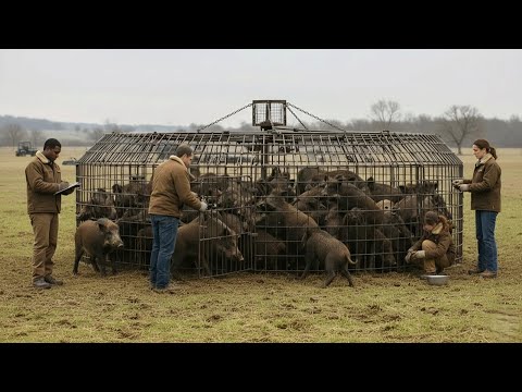 Canadian Farmers Introduce a Genius Way to Stop Hundreds of Wild Boars, And It’s Unbelievable!