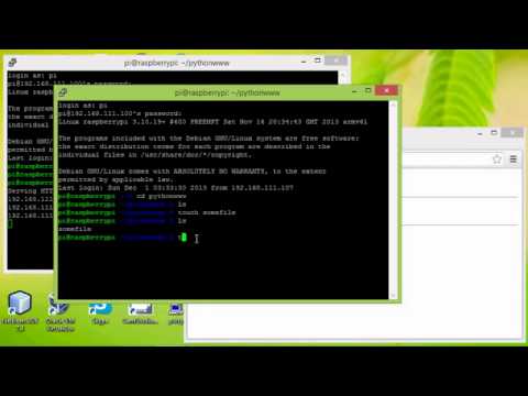 Run simple http server on Raspberry Pi with Python