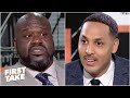 [FULL] Shaq and Ryan Hollins debate: Will LeBron James be on the Lakers' Mt. Rushmore? | First Take