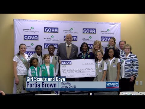 NJ Jersey City Girl Scouts & Goya Foods