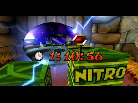 Crash Bandicoot - Warped (PS1) 105% Walkthrough pt36 - Warp Zone 2 Relics