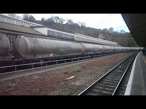 Freightliner Class 66 no: 66614 @ Bath Spa Working 6M36 On The 16-042012.
