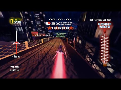 SSX 3 - Peak 1 Metro City Race Platinum Medal [2:25] - Allegra