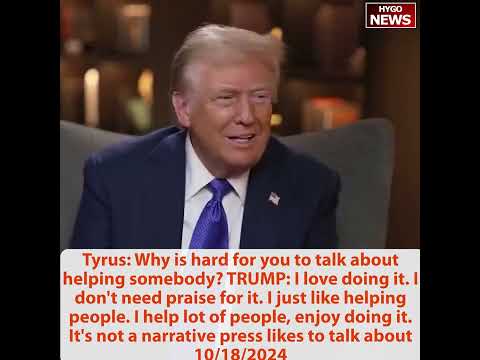 Tyrus interviewed Trump: you paid employees' mortgages, medical bills Why hard to talk about?