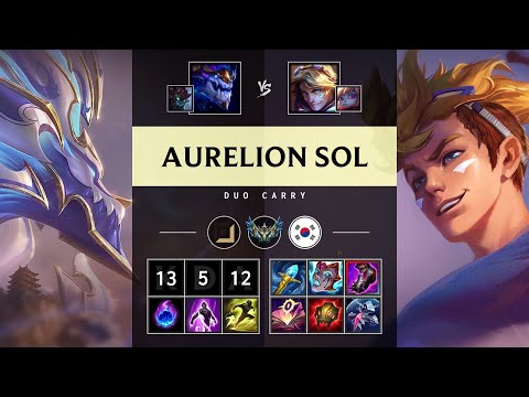 Aurelion Sol Carry vs Ezreal - KR Challenger Patch 25.21