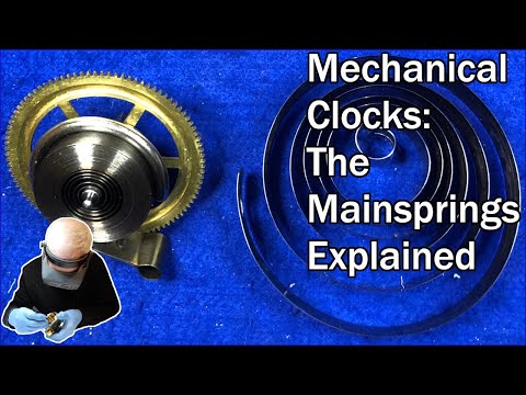 Spring Driven Mechanical Clocks: The Mainspring Explained