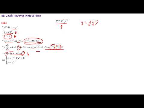[Phương Trình Vi Phân Nâng Cao] Phương Trình Cấp 1 Khuyết x