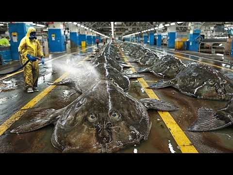 American Fishermen Use Robots To catch Billions of Fish This Way - Longline Fishing Cod