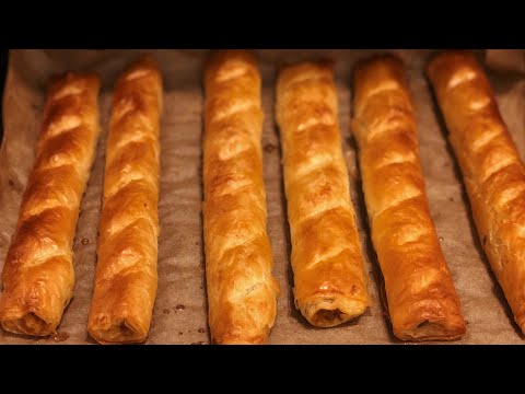 CRISPY TURKISH PASTRY. Türk böregi resepti
