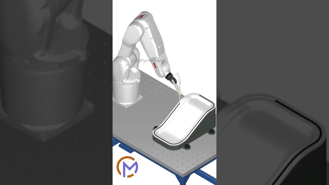 Robotic dispenser | Robotics Automation #simulation #robotics #automation #engineering