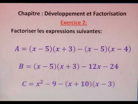 comment factoriser des expressions facilement